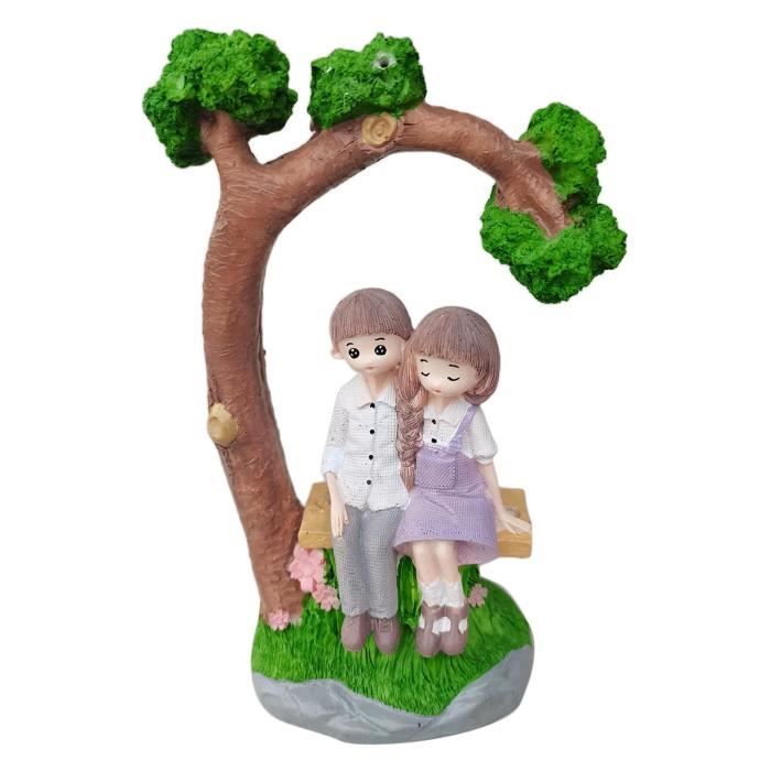 Mignon Miniature Couples Figurines Micro Paysage DIY Délicat Creative