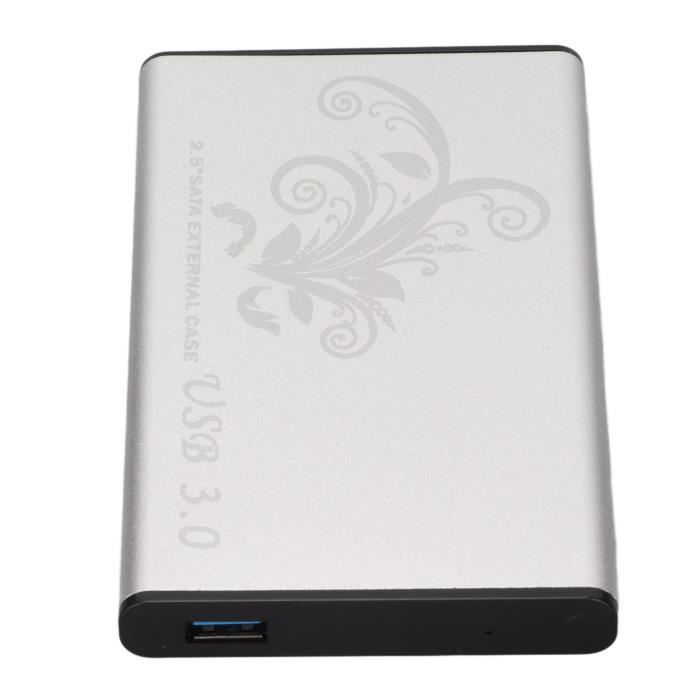Boîtier Externe USB 3.0 Pour Disque Dur 2,5" SATA - HDD/SSD, 5 Gbps, Compatible PC Et Mac (couleur Blanc) - 4