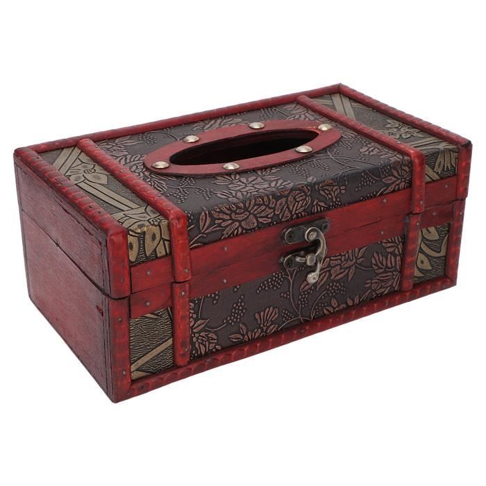 Mallette de rangement en bois pour outils de bijoux, boîte de rangement vintage, structure en alliage, décoration de la maison, étui gris exquis  36