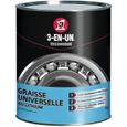 3-EN-UN TECHNIQUE Graisse Universelle au Lithium en pot - 1kg-1