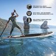 FitEngine Stand Up Paddle Board kit Complet | Allrounder Trip Sup avec Support pour caméra d'action, Sac Sec Gonflable, Housse[74]-1