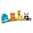 LEGO® 10955 DUPLO My First Le Train des Animaux, Jouet Premier Âge, Jeu Éducatif pour Enfants et Bébés agés de 1 an et plus-1
