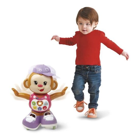 Vtech Baby Titi Ouistiti Rose Petit Singe Interactif Cdiscount Jeux Jouets