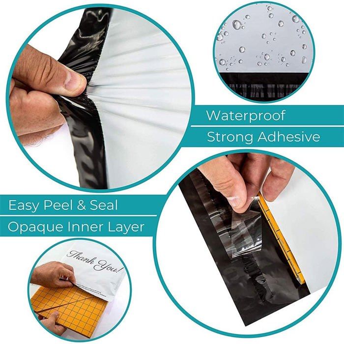 STARVAST 100 Sacs D'Expédition Plastique 300x420mm - Enveloppes Auto-Scellantes Imperméables