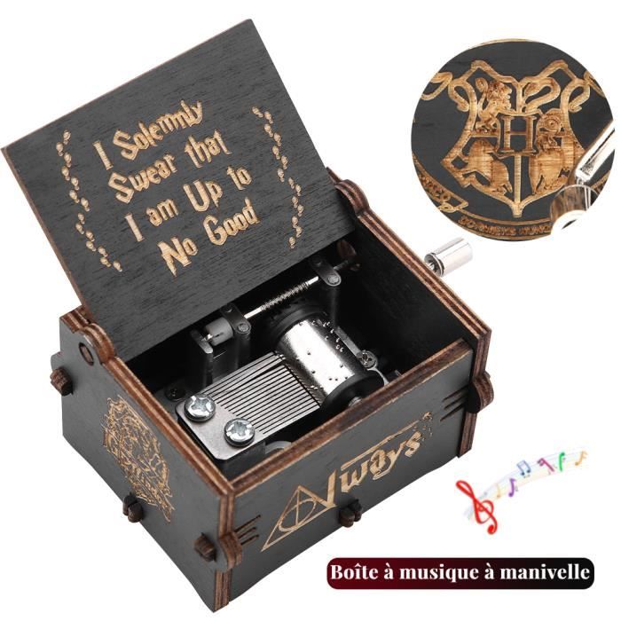 Boîte à musique à manivelle en bois mécanique Noir Harry Potter LANQI -  Cdiscount Jeux - Jouets