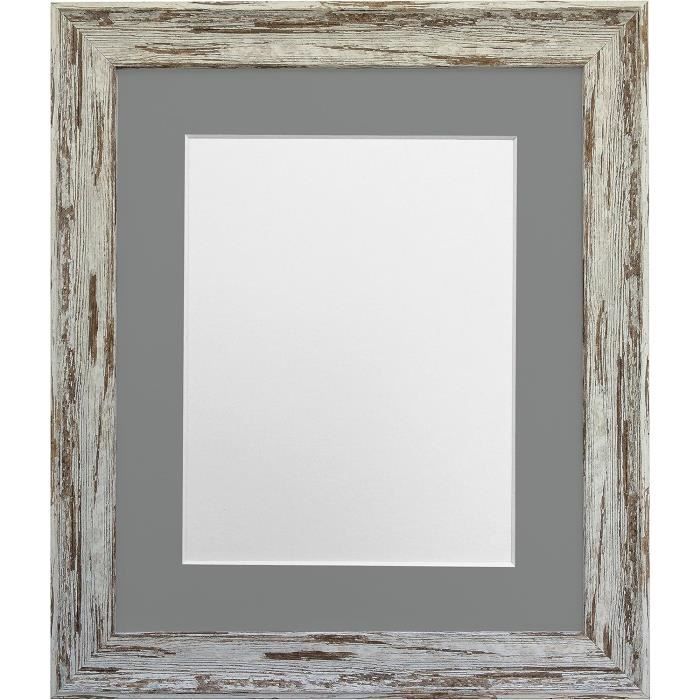 Cadre Photo MONZA 60x80cm Brun Foncé - Cadre MDF Verre Acrylique Moderne