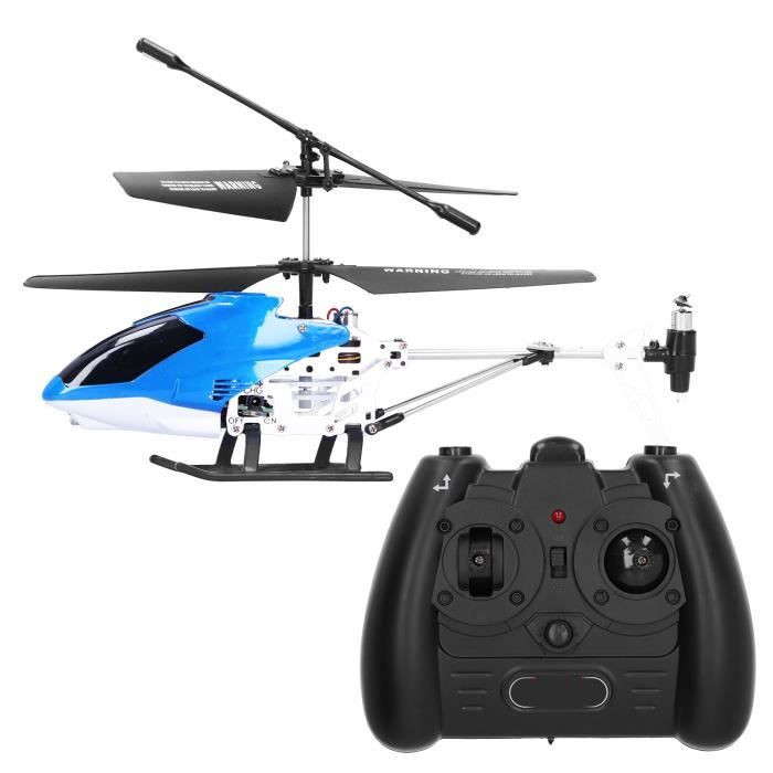 Mini Hélicoptère Télécommandé en Alliage pour Enfant, Jouet RC, Drone de  Maintien d'Altitude, Lumière LED