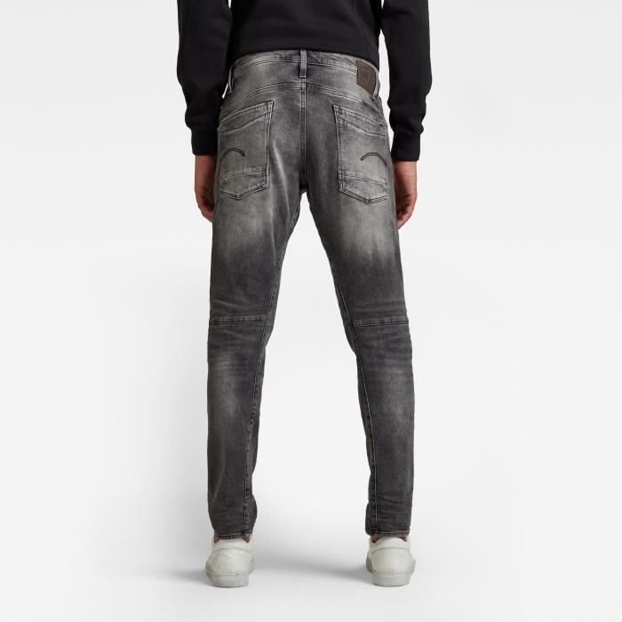 Jean slim G Star Scutar 3D noir delave Homme Taille standard Noir delave Cdiscount Pret a Porter