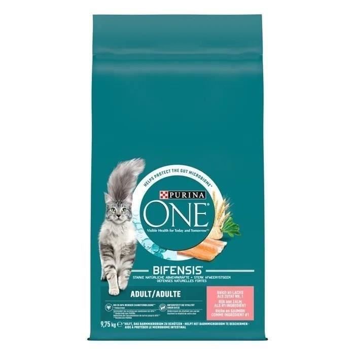 PURINA ONE Bifensis Adulte Saumon 9 75kg Croquettes pour chats adultes Cdiscount