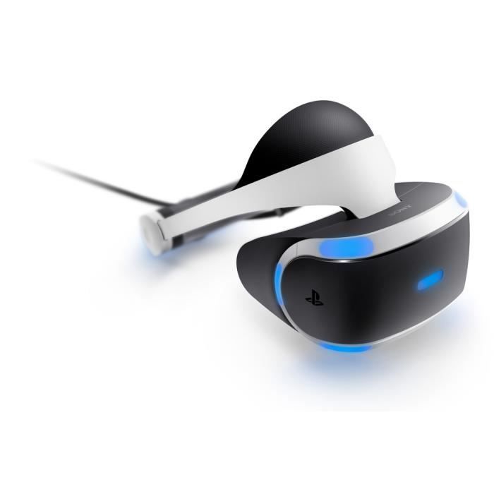 Sony PlayStation VR Casque de visualisation dedie Noir Blanc 100 USB Type A 610 g 187 mm Cdiscount