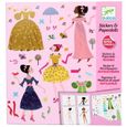 Djeco - Stickers repositionnables poupées à habiller - Pour filles de 6 ans et plus-2