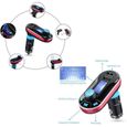 LCC® Kit de Voiture Bluetooth Lecteur MP3 Transmetteur FM avec Micro, Appel Mains Libres, Double Recharge USB 5V/2.1A couleur...-2