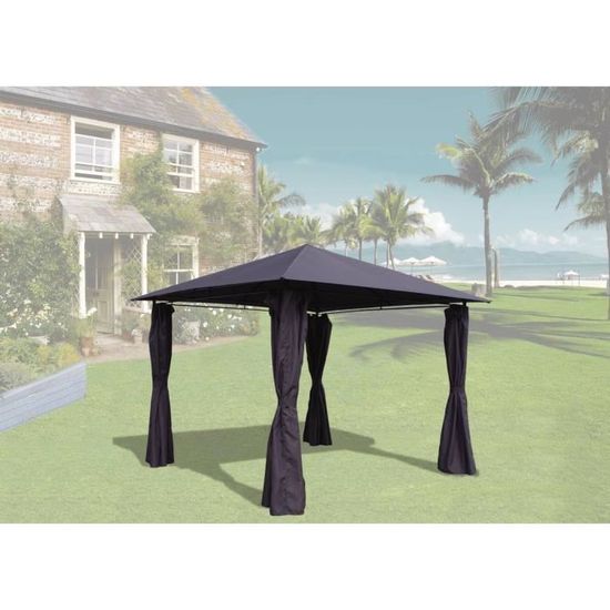 Toile De Rechange Pour Tonnelle 3x3 Toile Et Rideaux Pour Tonnelle Shana 3 X 3 M Gris Achat