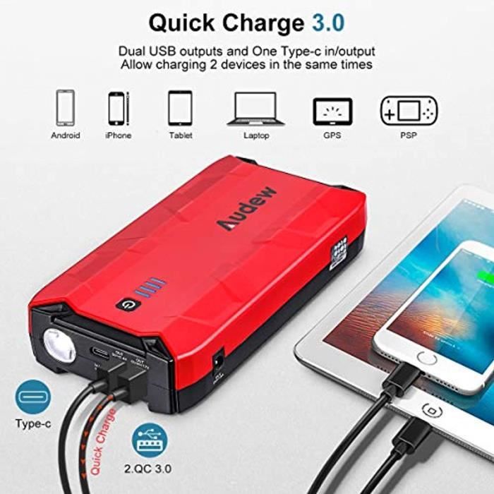 Audew 1000a outlet jump starter