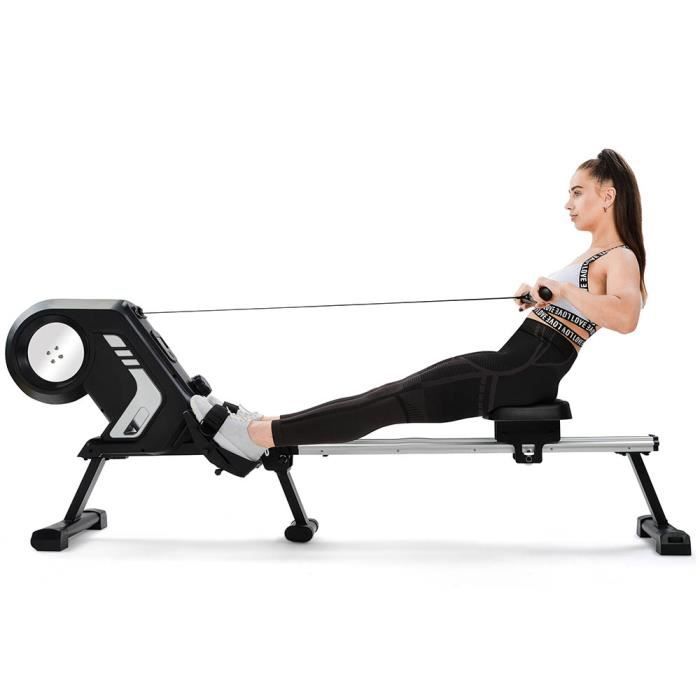 Rameur Fitness Home trainer Gym ordinateur cran LCD Rameur