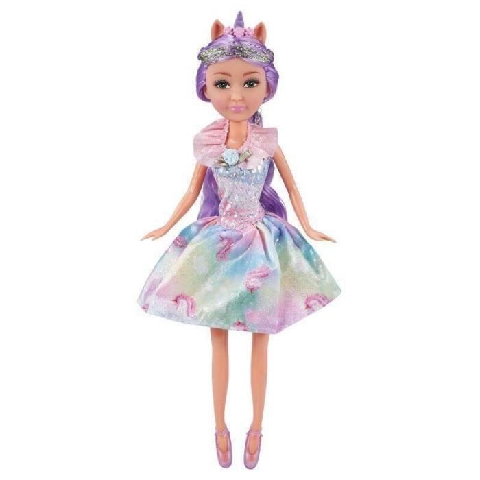 ✨Poupée✨ Poupée Licorne - Sparkle Girlz - 26 cm - Tenue colorée