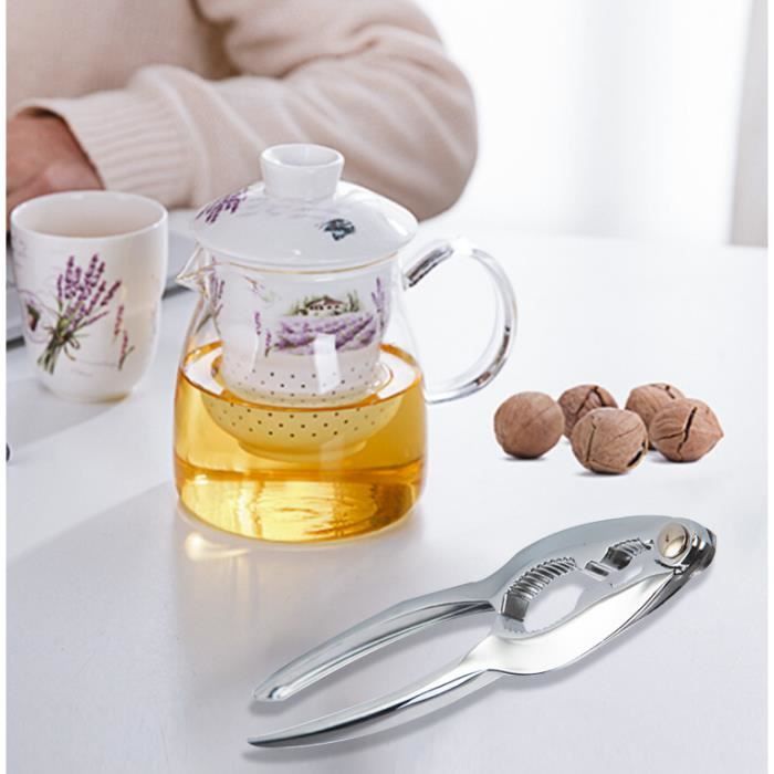 Paderno Casse-noix Casse-noix Paderno Acier Inox - Casse-noisettes Et Fruits De Mer 16cm Poignée Ergonomique Cuisine Noix