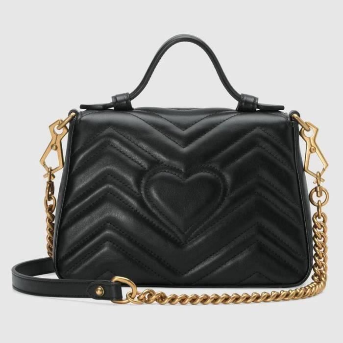 Sac Gucci Marmont Pas Cher 2022 Nouveau Pochette Bandouliere Sacoche Sac a Main Gucci Femme Cdiscount Librairie