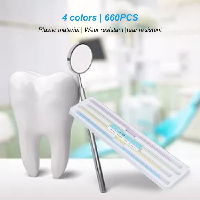 Le Papier Dentaire de 300 Morceaux, Les papiers dentaires de Soins dentaires  de Soins dentaires dépouille Les Bandes dentaires orthodontiques(Bleu) :  : Hygiène et Santé