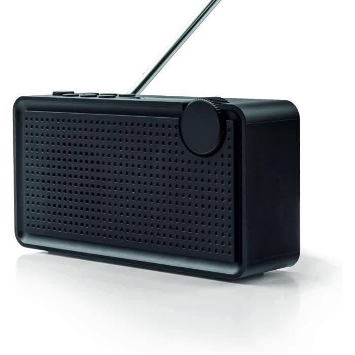 Radio Portable Grundig FM/DAB+ RDS - Réveil, 20 Présélections, Piles Ou Secteur
