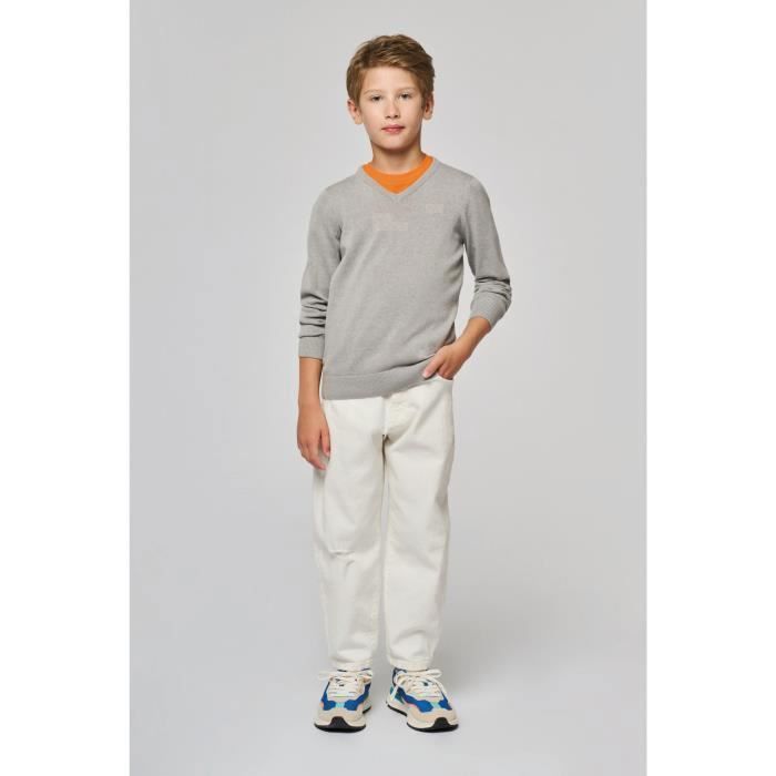 T-shirt Garçon Matalan 8 Ans – Gris Manches Courtes – Coton Doux