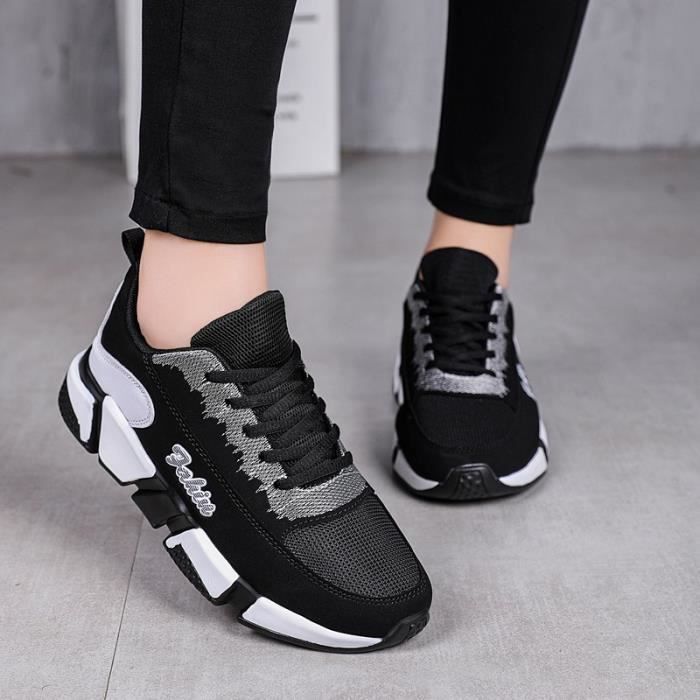 Basket noir hotsell femme marque
