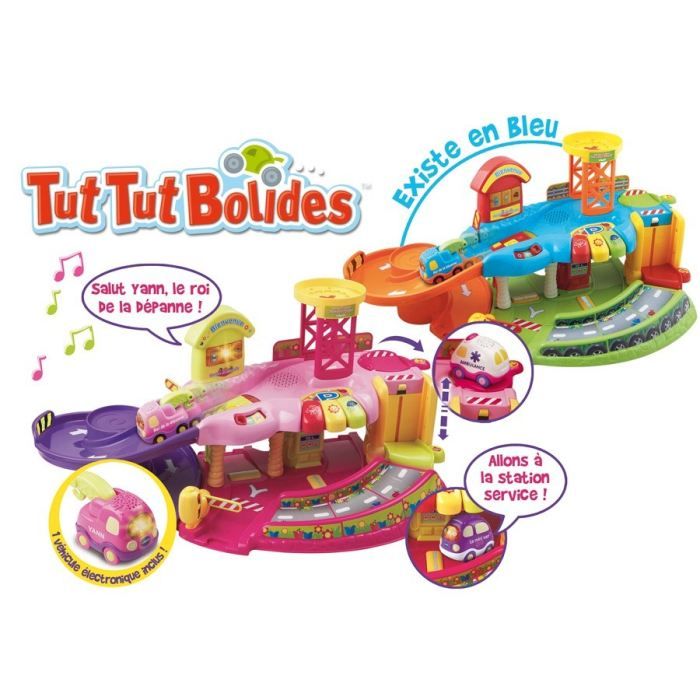 TUT TUT BOLIDES Mon Garage Éducatif Rose - Cdiscount Jeux - Jouets