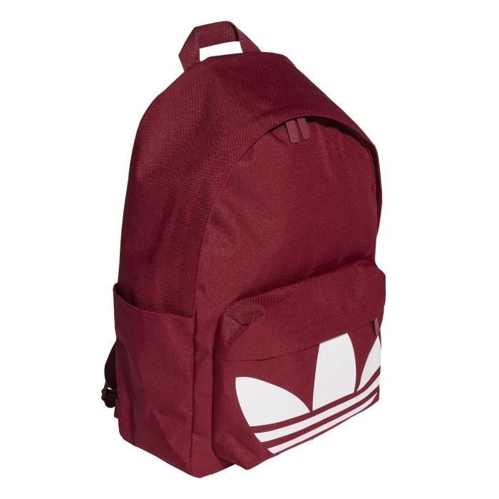 Sac a dos adidas Originals Adicolor Basic rouge bordeaux blanc TU Cdiscount Bagagerie Maroquinerie