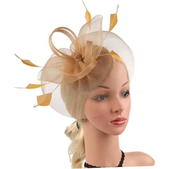 Fascinateur De Mariage Pour Femme, Coiffe De Mariée, Noir, Avec Plumes, Neuf Avec étiquettes