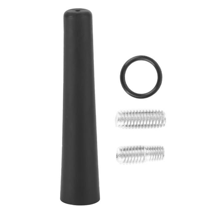 Antenne Courte Décorative Pour Mercedes SLK R171 - Aluminium Noir, 9,15 Cm - Filetage Direct, Sans Réception
