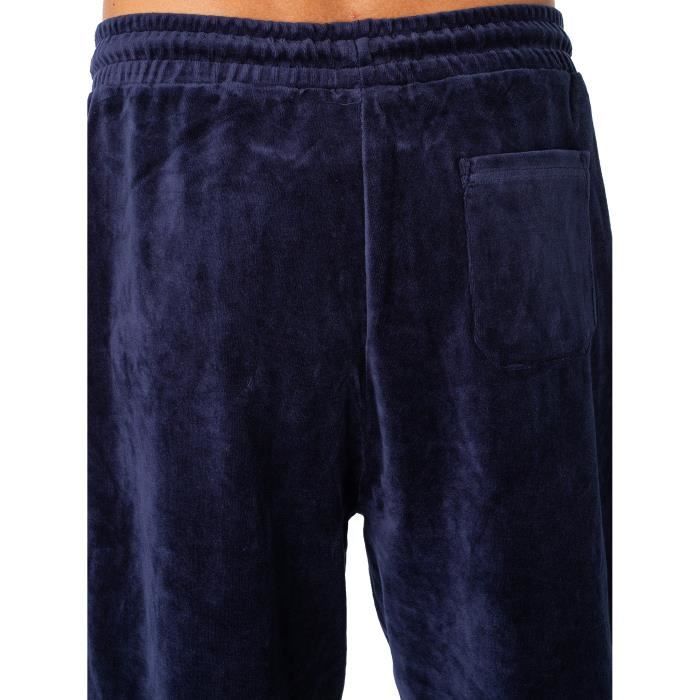 Pantalon de jogging en velours pour homme Fila Sullivan Bleu Bleu Cdiscount Sport