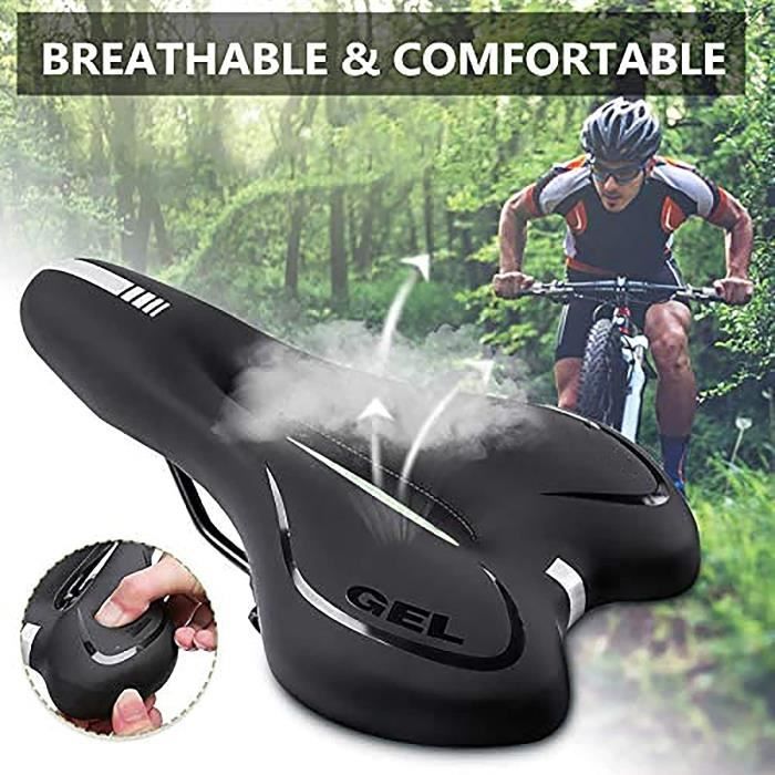 Selle Velo Gel Vtt Imperm able Ultra Confortable Chocs Respirant