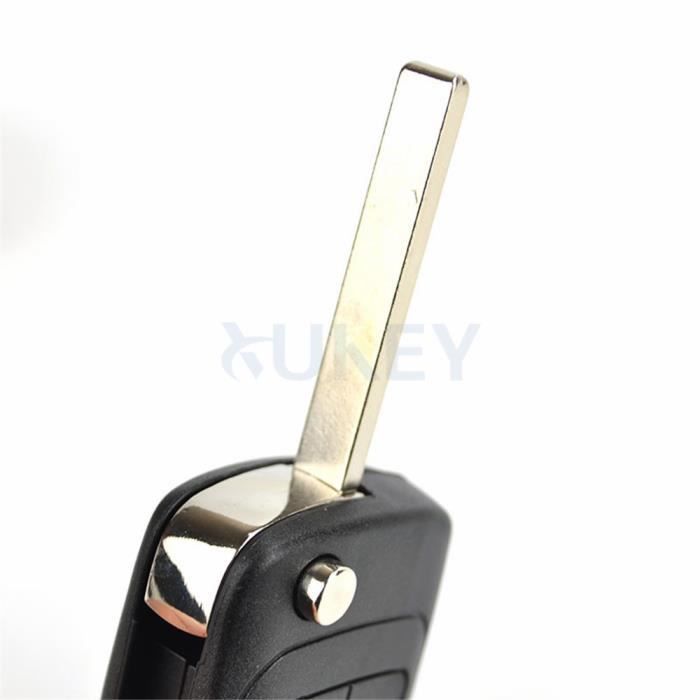Boîtier Clé Voiture 3 Boutons Opel Vauxhall Insignia Astra - Lame HU100 Non Coupée