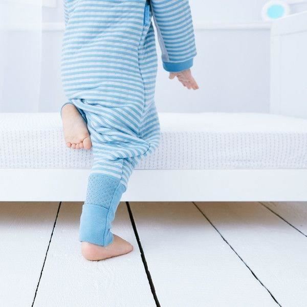 THE GRO COMPANY Sur pyjama GroRompers Rayures Bleues 12 24 mois Cdiscount Puericulture Eveil bebe