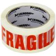 FIXMAN Ruban adhésif pour emballage fragile - 48-nbspmm x 66-nbspm - 191480-0