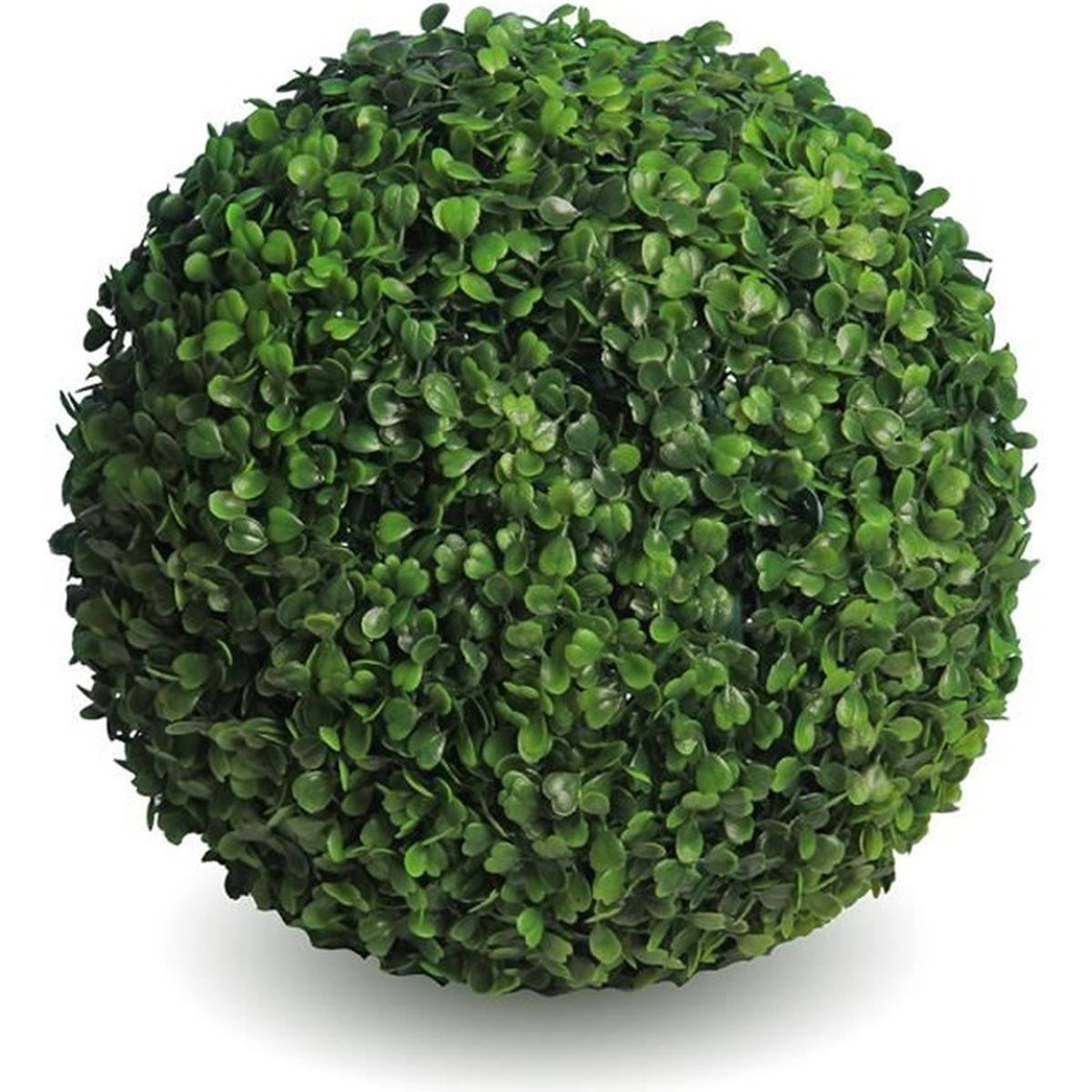NEUF Ensemble de 2 boules de buis artificiel avec lavande 28 cm Bon