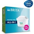 BRITA MAXTRA PRO ALL-IN-ONE Pack Avantage - 12 Cartouches - pour Carafe Filtrante