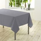DOUCEUR D'INTERIEUR Nappe rectangulaire unie en 200 cm ESSENTIEL gris