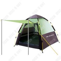 TD® Tente hexagonale à double couche extérieure entièrement automatique camping multi-personnes à ouverture rapide