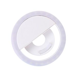 LAMPE ESCLAVE - FLASH Blanc-Anneau lumineux à 36 Led avec chargeur USB p