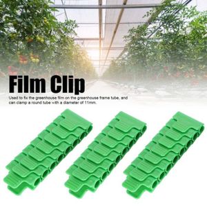 ACCESSOIRE SERRE JARDIN Atyhao 24Pcs Clip de film Serre Film Clip De Fixation Pince Serre Accessoires Pour Filet En Plastique Film En Stock  116095