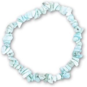 BRACELET - GOURMETTE Bracelet Bleu Clair - Larimar - Fait À La Main