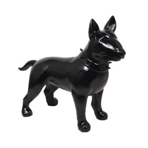 / Pet Gifts D/émarquer Home Decor H19/ cm com Grande Bull Terrier Debout Painted Bronze Sculpture en r/ésine/ Prezents