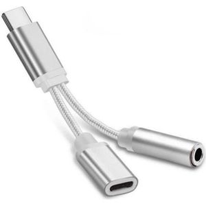 Câble USB 3.1 type C mâle vers casque et microphone type minijack 3.5 à 4  broches pour smartphone - Cablematic