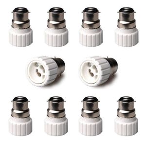 Veda Lot de 10 adaptateurs de douille E14 vers GU10