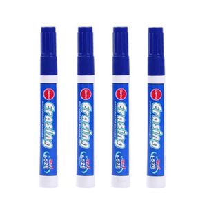 MARQUEUR bleu 4 pièces - stylo flottant effaçable pour tableau blanc, marqueur magique de peinture à base'eau, stylo p