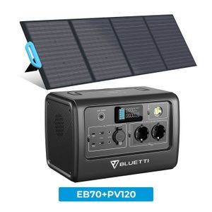 Groupe électrogène portable 3000Wh + 2 panneaux solaires pliables