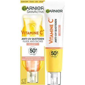 SOLAIRE CORPS VISAGE Garnier Vitamine C Anti-UV Quotidien Glow SPF 50 -