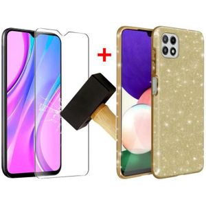 Uposao Coque pour Samsung Galaxy A50,Coque Glitter Strass Brillante Paillette en Métal Silicone TPU Souple Housse Etui Antichoc de Protection Résistant Solide Coque pour Galaxy A50,Noir 