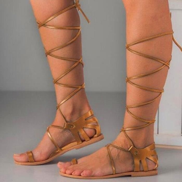 sandale a lacet